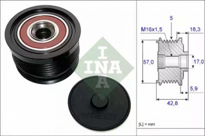 WILMINK GROUP wg1253763 -  Механизм свободного хода генератора